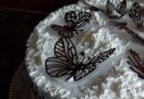 Бабочки из шоколада на торт: мастер-класс Как сделать бабочек из карамели дома